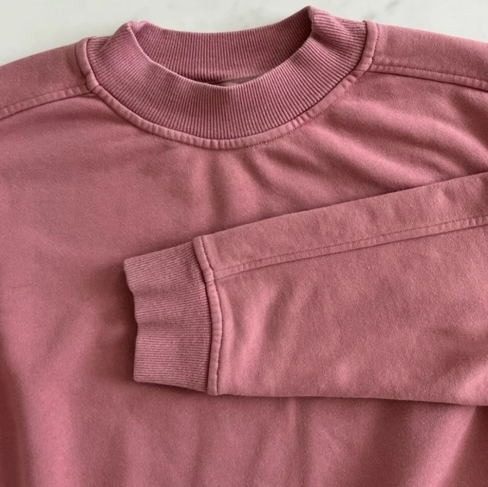Lululemon Chill On Pullover Sweatshirt Quicksand Pink Size 4 - Picture 4 of 8